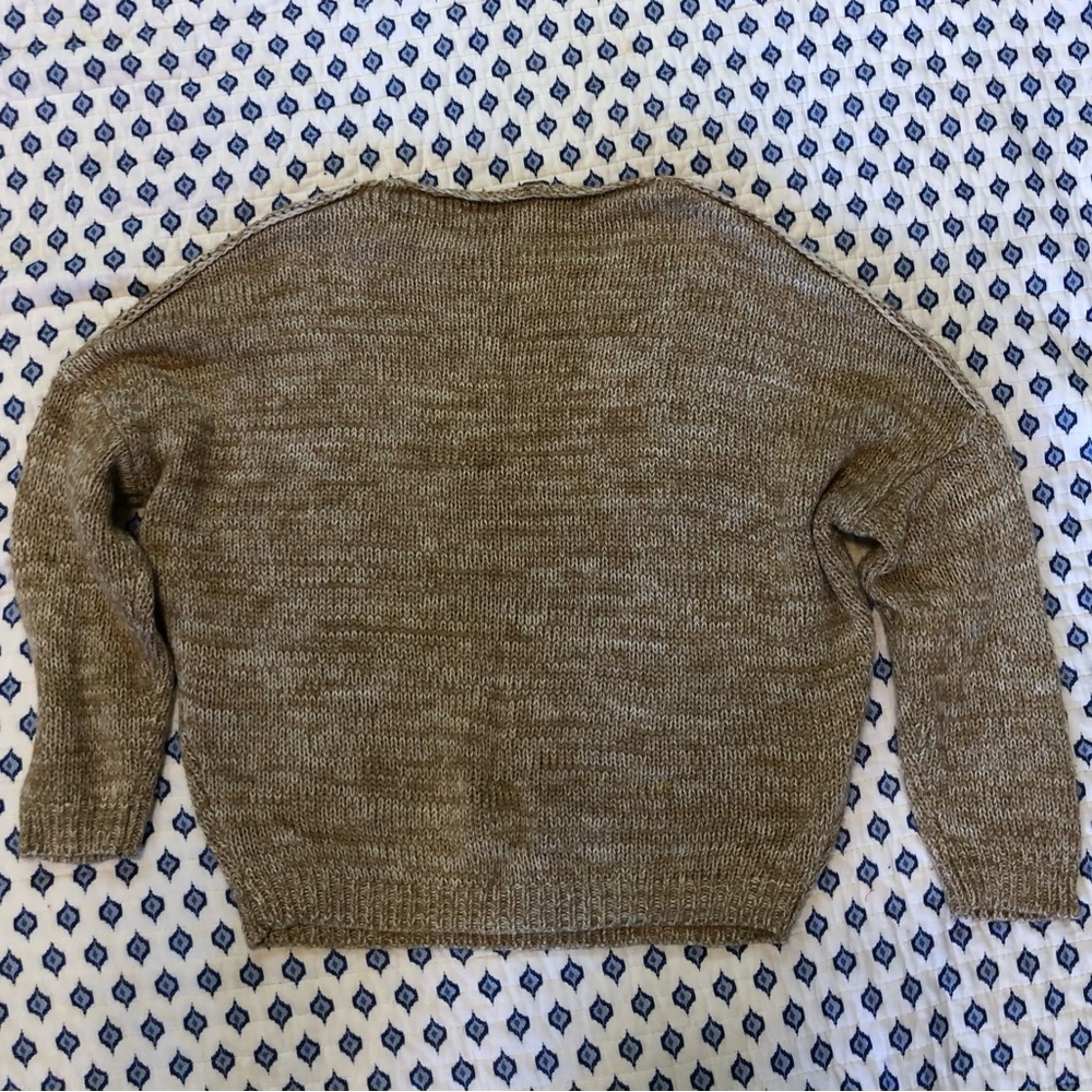 Charlotte Russe Brown Crew Neck Sweater